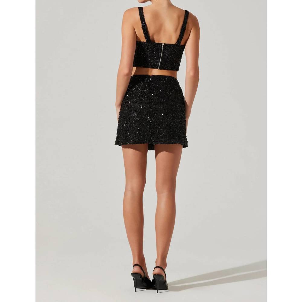 NEW ASTR suiren skirt in black - Picture 4 of 4